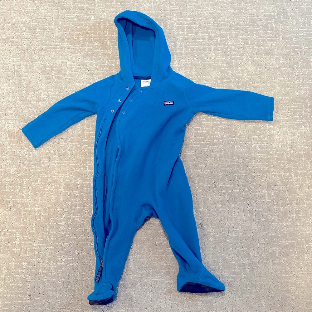 Patagonia fleece onesie